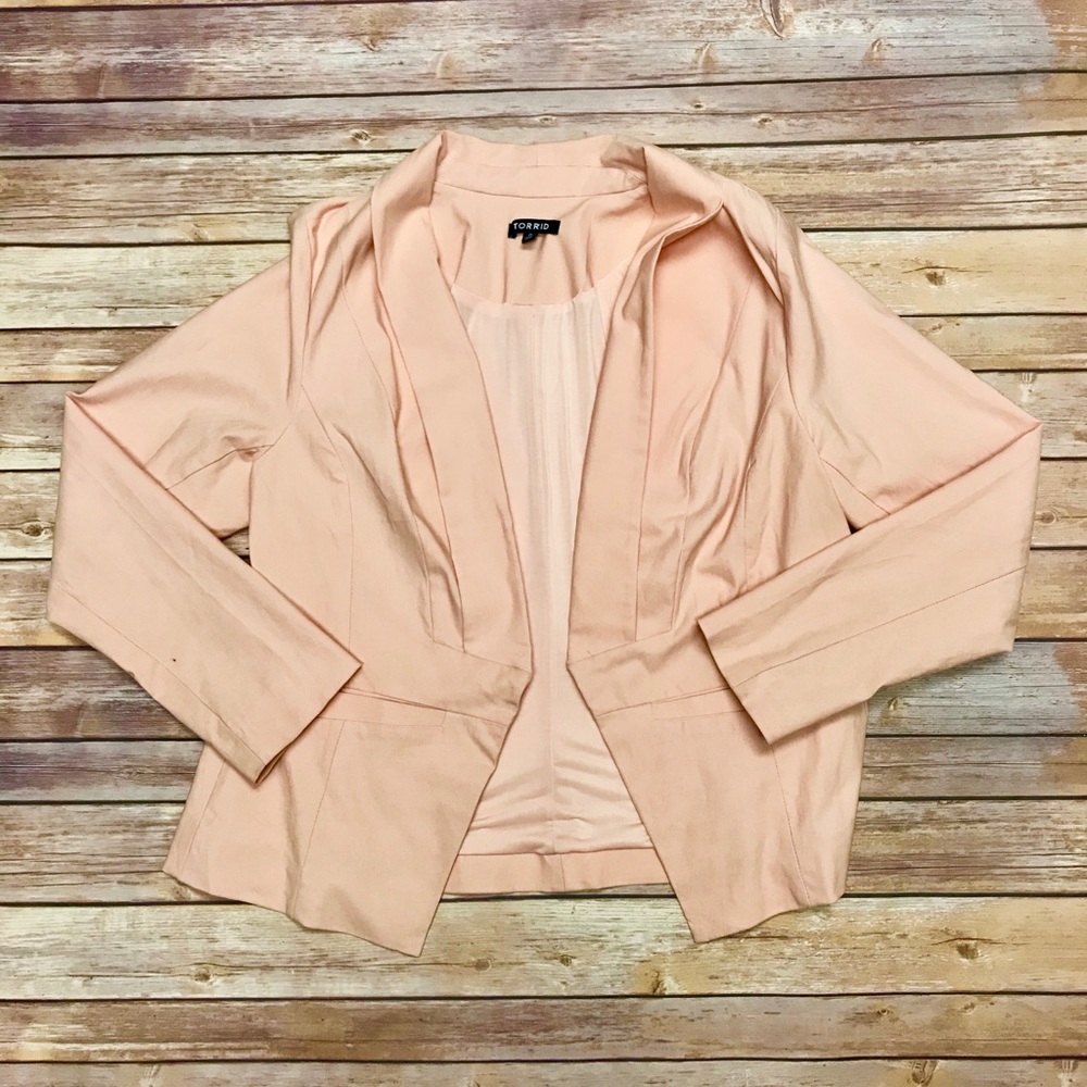Torrid Light Pink Blazer